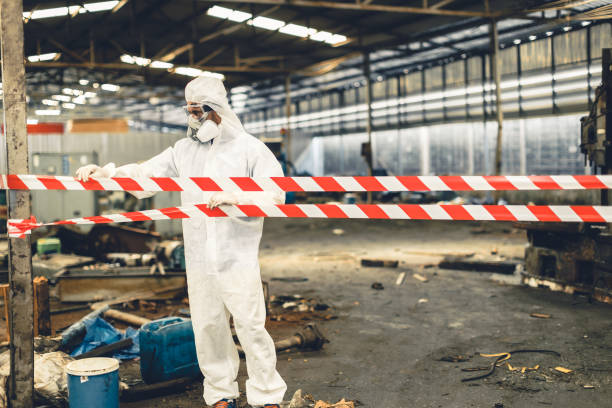 Professional Biohazard technician working in Lindenhurst, NY
